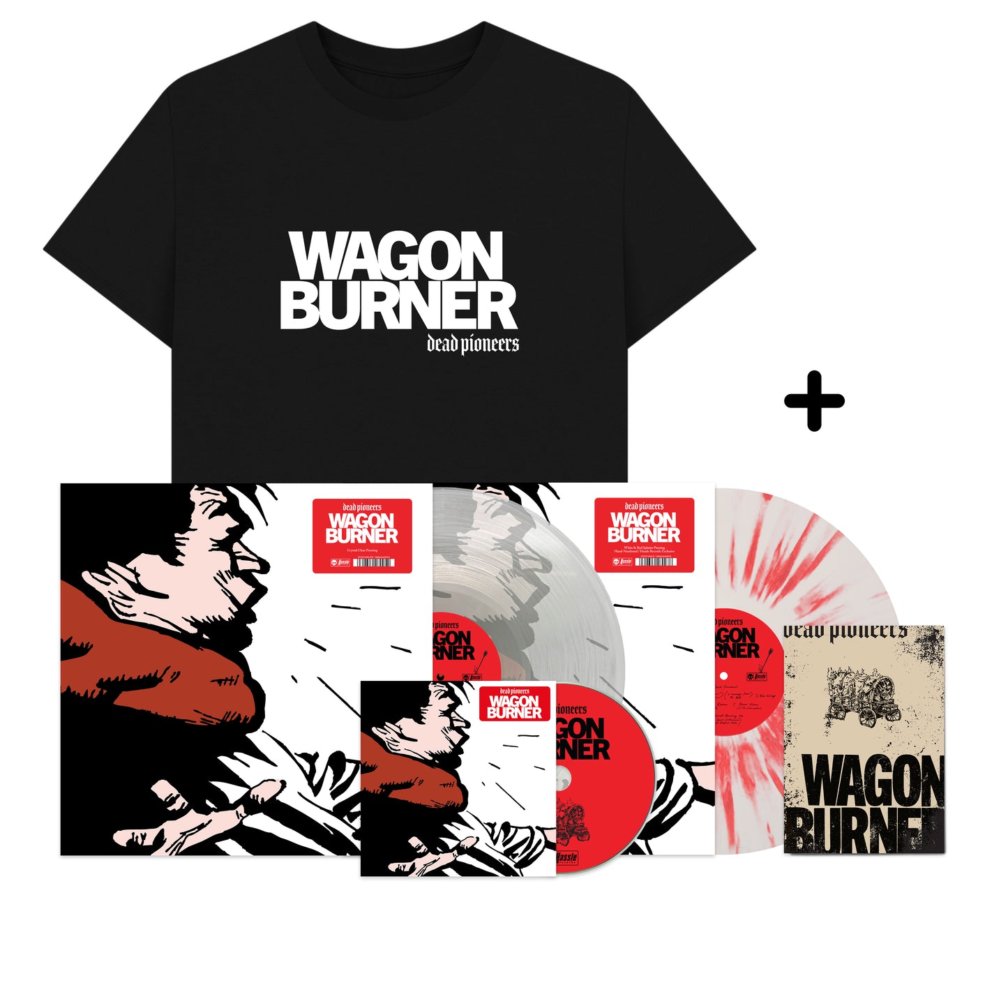 Dead Pioneers 'Wagon Burner' T shirt