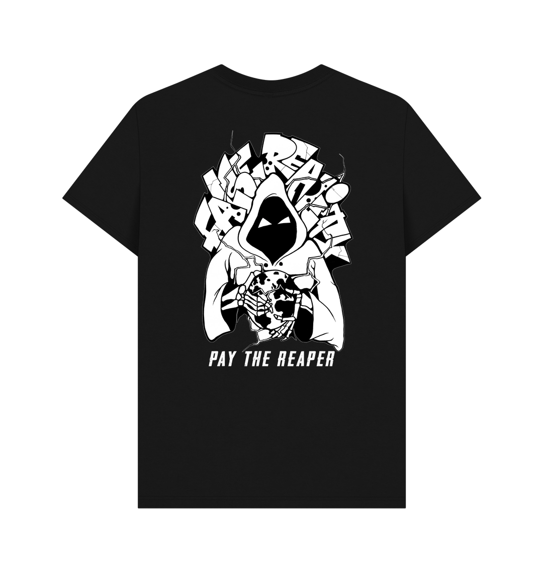 Black Printed T-shirt Back