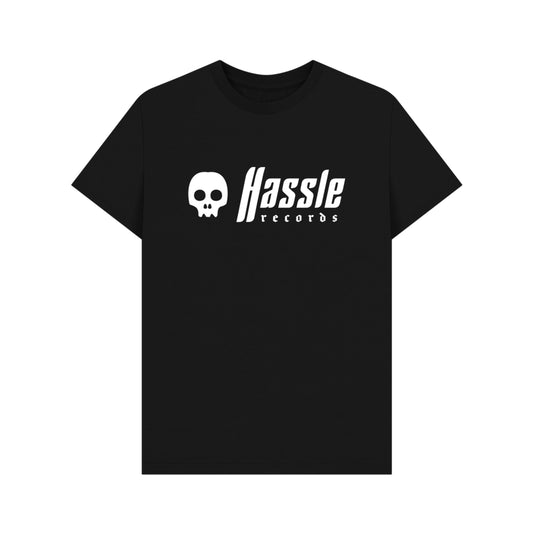 Hassle - 'Signature Logo' T-Shirt (White Print)